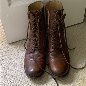 Frye Combat Boots